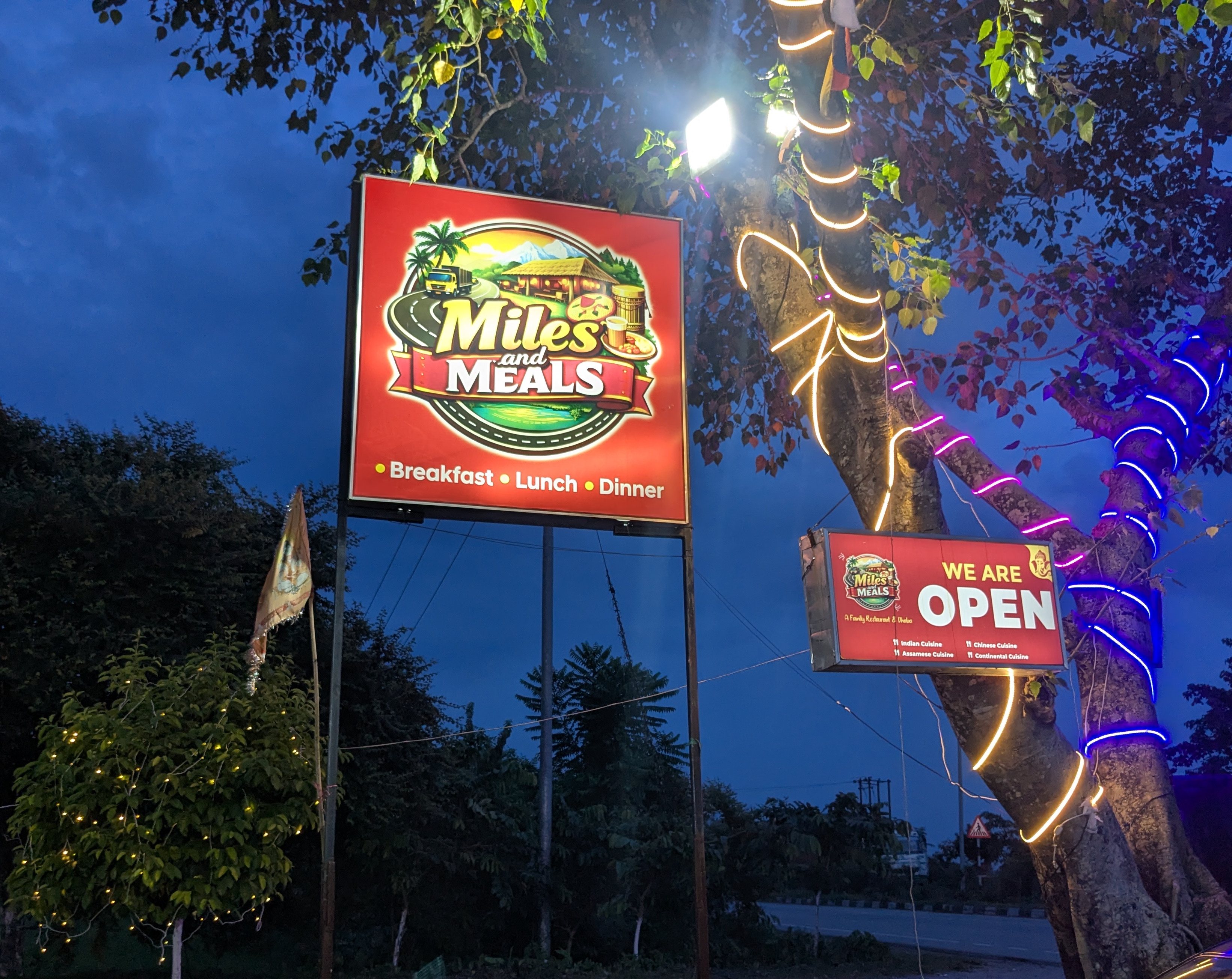 Miles & Meals roadside restaurant in Bijni