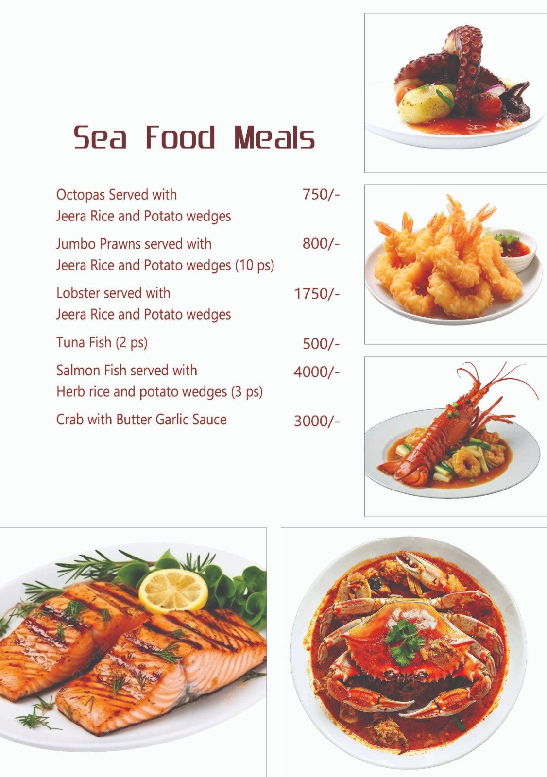 Sea Food Meals